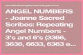 
Repeating Angel Numbers - 3's and 6's  (3366, 3636, 6633, 6363 etc)
