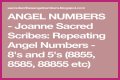 
Repeating Angel Numbers - 8's and 7's  (8877, 8787, 88877 etc)
